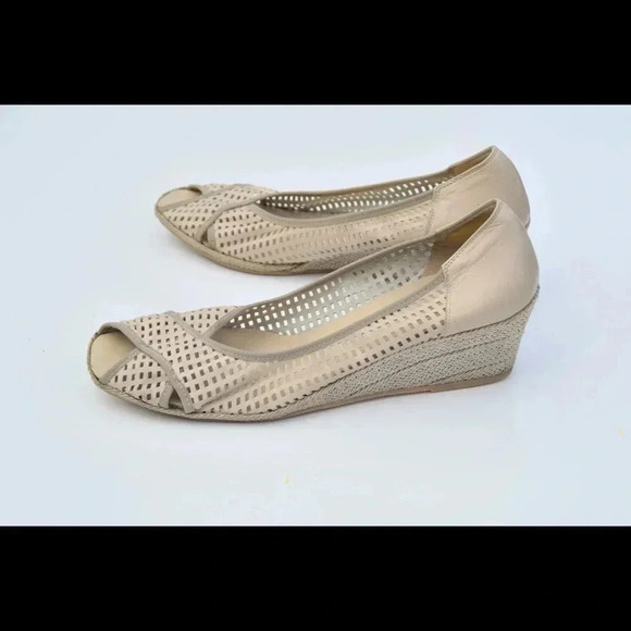 Sesto Meucci peep toe wedges - Picture 8 of 8